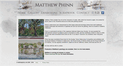 Desktop Screenshot of matthewphinn.com